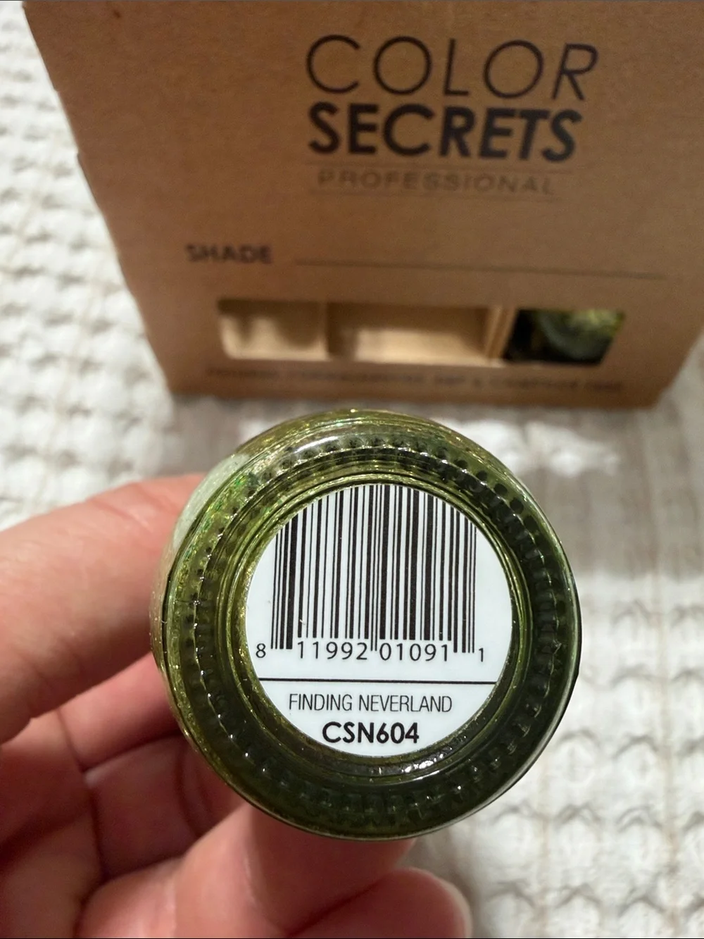 Color Secrets Professional Yellow Nail Polish